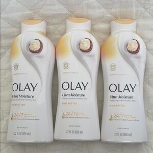 OLAY Ultra Moisture Shea Butter Body Wash - White, Yellow